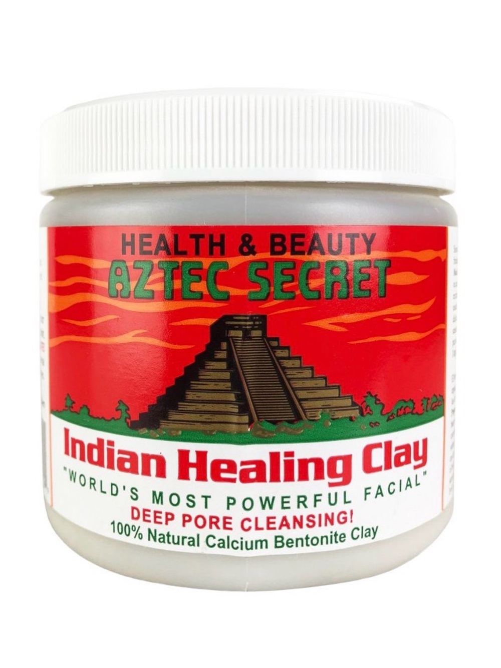 Aztec Secret Indian Healing Clay - White Jar